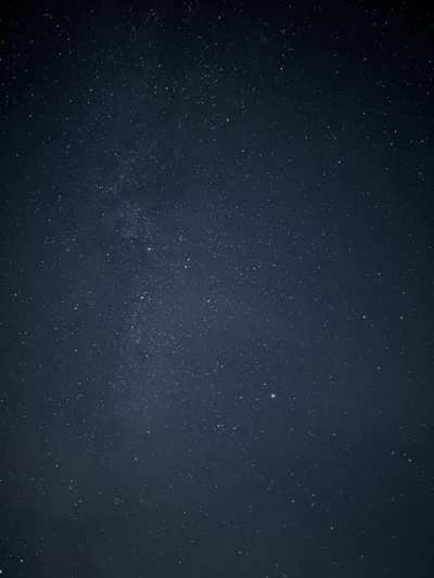 Night sky during power outages over Vyshhorod, Ukraine