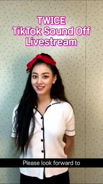 210512 Twice TikTok Update w/ Jihyo: "Hi ONCE💕 Watch our first TikTok #SoundOff live stream this Wed. at 9:30pm ET/6:30pm PT (KST: Thurs. 5/13 @ 10:30am)! 📣 #TWICETikTokSoundOff"