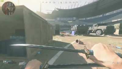 Epic ending to a sword fight
