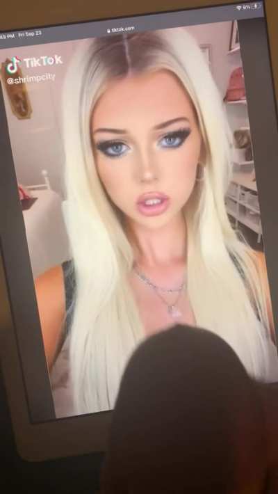Couldn&rsquo;t help but nut over her hot face