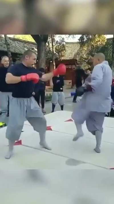 Monk vs MMA Fighter - "I fear not the monk who has practiced 10,000 kicks once, but I fear the monk who has practiced one kick 10,000 times" ... Levels to the game 🏆