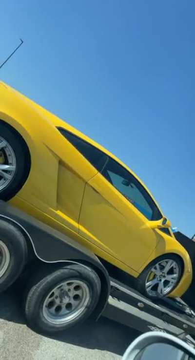 License plate on this Lambo reads &ldquo;Buy Low&rdquo;