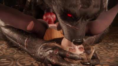 Werewolf kidnapping Ashley ( comandorekin)
