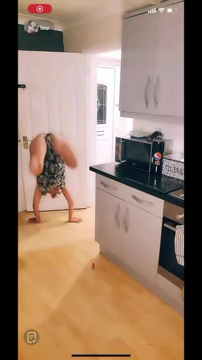 compilation of her handstands, had to cut some out cuz too long, old just haven&lsquo;t posted
