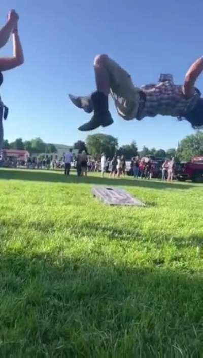 Hillbilly backflip