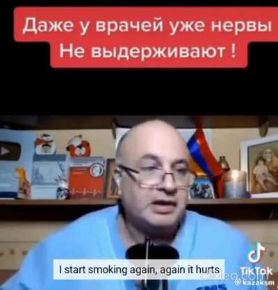 Armenian doctor had enough of this shit - rants on stream about stupid patient (title says "even doctors can't take it anymore")