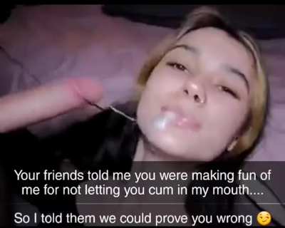 Didn&rsquo;t you tell them she doesn&rsquo;t let you creampie her either 👀
