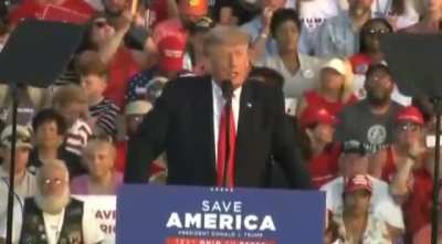 Trump last month, bragging about pulling all the US troops out of Afghanistan