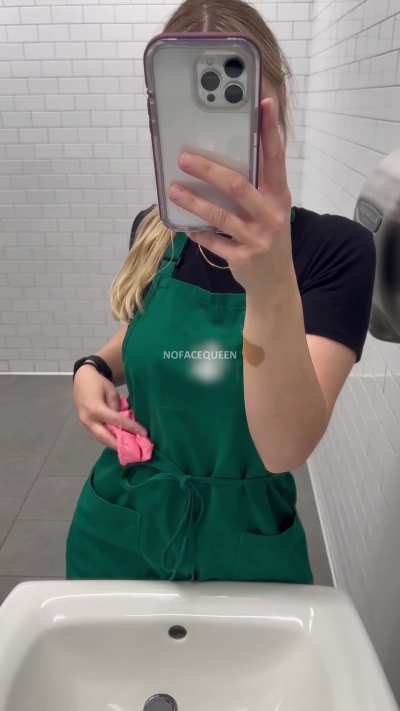Removing my panties at work &eth;