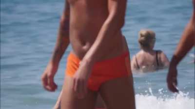 ....at the beach.
