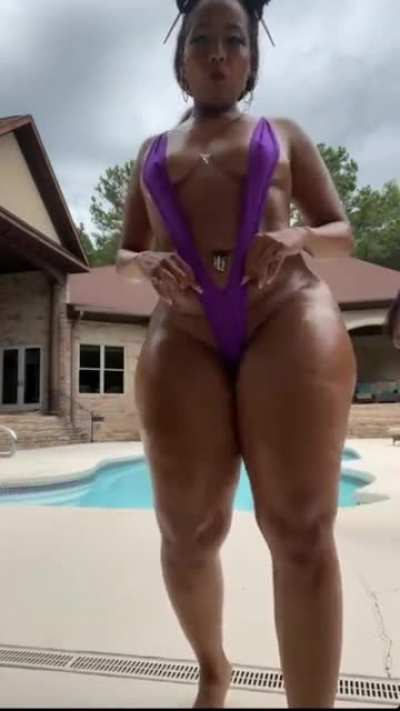 Purple Thong