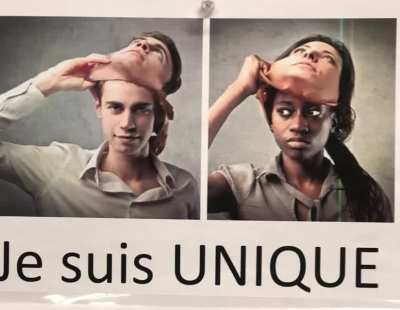 The text say "I am unique"