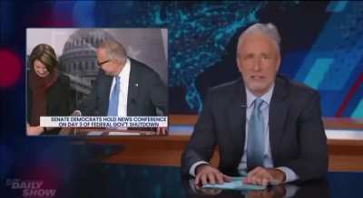 Jon Stewart: &ldquo;Chuck Schumer is a human flat tire.&rdquo;