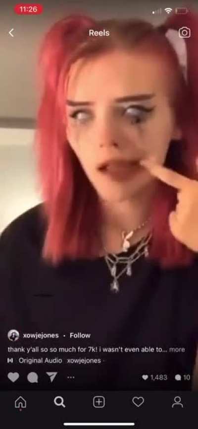 Wow she&rsquo;s so cool and edgy