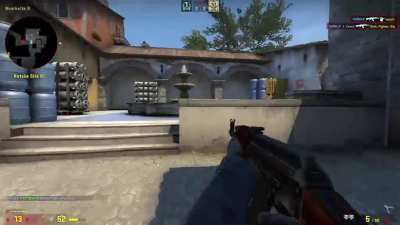 My lucky 1v3 clutch