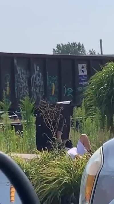 Guy simulating the sound of bad brakes so the train stops, he&rsquo;s doing it just to mess with people