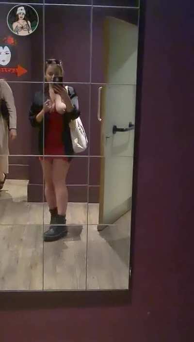 [OC] apologies to this lady who was just trying to get to the bathroom