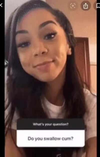 Do you swallow cum? Yes she does😍🍆🍆💦