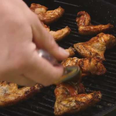 Honey and Garlic BBQ Buffalo Wings