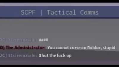 NOO don&rsquo;t swear on roblox😩😩😩