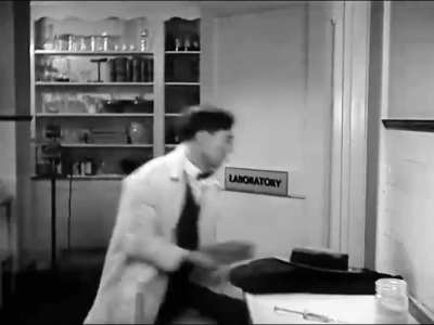 This Day in Buster&hellip;October 9, 1936 
"The Chemist" is released by Educational Pictures. Buster Keaton is a scientist who invents some ridiculous nonsense, including candy that, once eaten, will cause one to fall deeply in love.