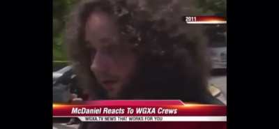 Murderer Stephen McDaniel finding out on live TV that the body of the woman he killed and dismembered has been found