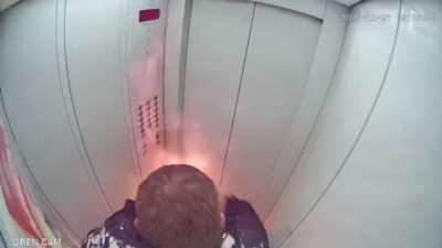 Ok, so why not set alcohol on fire inside an elevator?