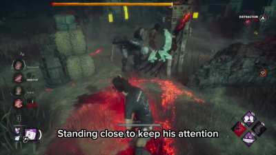 Fun endgame escape against a Trapper (disarming a trap loses collision)