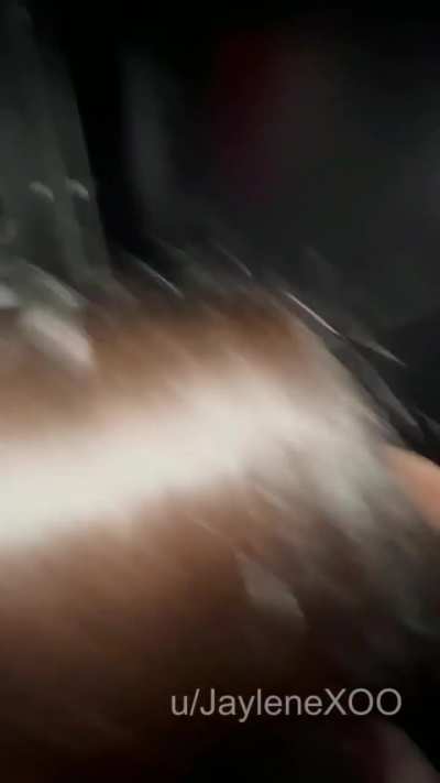 A stranger went into the booth next to ours at the glory hole and I had my hand there to let him know it was okay. I then sucked his cock while my husband helped and pushed my head down to choke on it