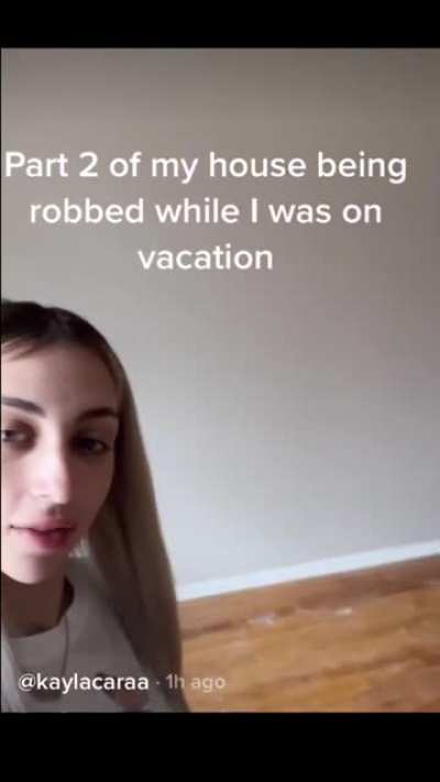 Woman&rsquo;s entire house gets robbed while she is out on vacation by the woman she is subleasing from. She even found her fathers ashes in the garbage...