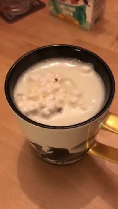My traumatic hot chocolate.