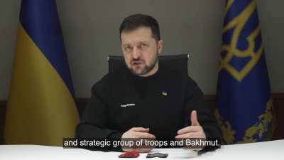 President Zelensky's Latest Address. 14/03/23. Duration 4m42. English Subtitles.