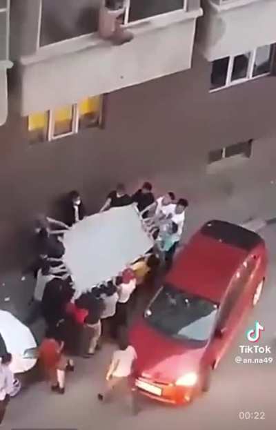 Team work to save a life