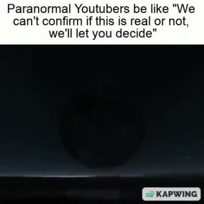 Who knows...