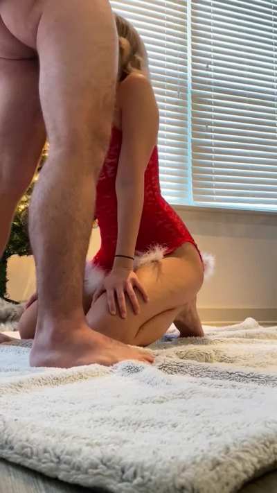 I was naughty this year, but luckily my throat always gets me off the naughty list ;) [F] [M]