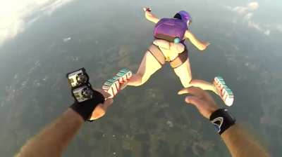 Naked free fall