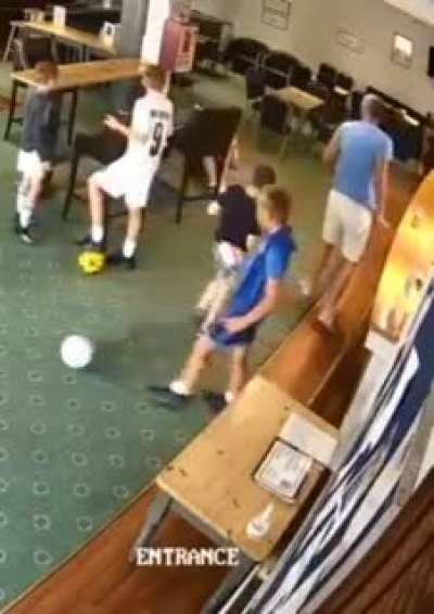 horror tackle ends soccer players carrier