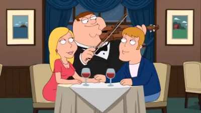 Peter Griffin saying "Gimme Money"