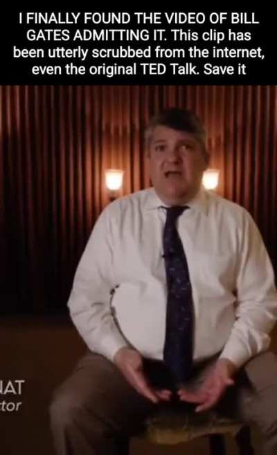 YouTube gave me a strike for sharing this. Bill Gates is one Evil F***er