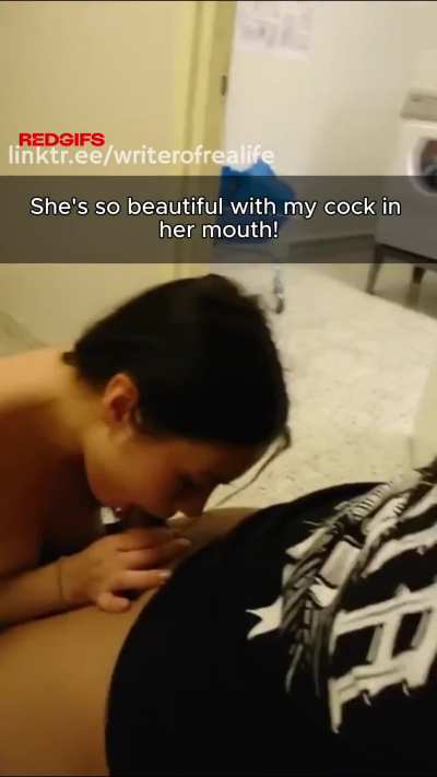 Reminding her what good job I did!