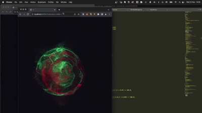 Entangling two desktop windows