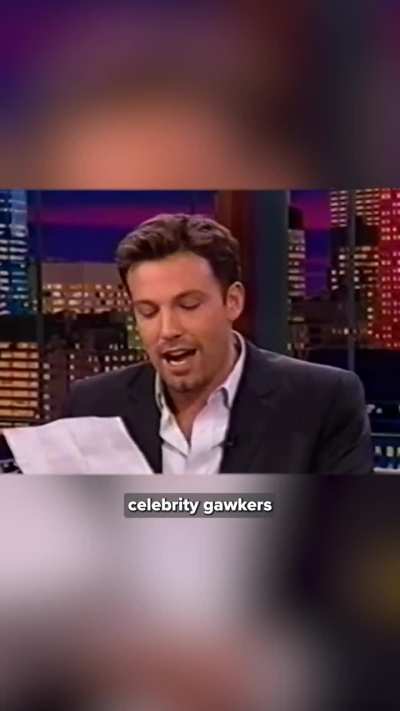 August 2003: Affleck reads the reviews for &ldquo;Gigli&rdquo;
