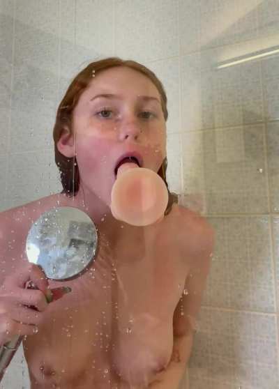I hate showering alone, can you tell what I wish I was doing?
