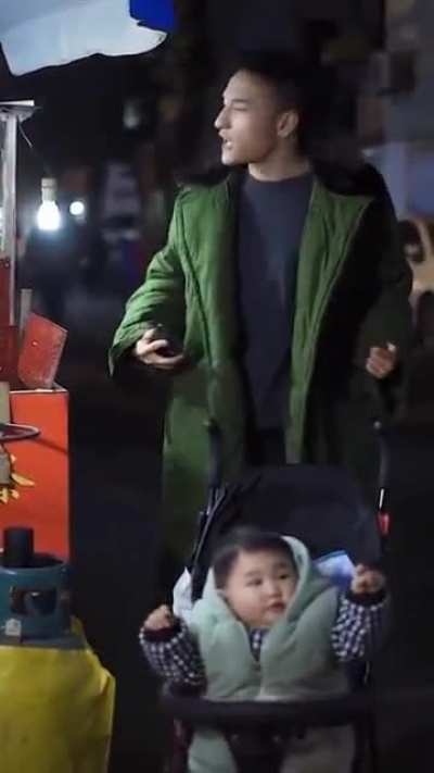 He has a baby