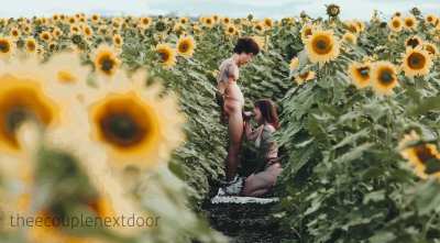 Getting fucked amongst the sunflowers🥵