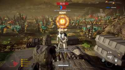 So I was just emoting with a random and we somehow lightsaber dueled at the perfect time together..