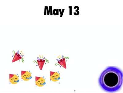 The recent mention on the "Singularity Party" on may 13th.