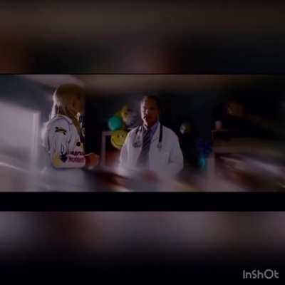 Alex Smiths wife talking to doctor when he was in the hospital.