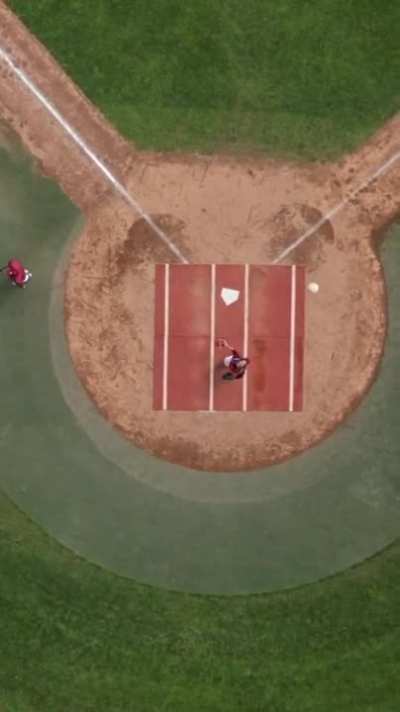 [Highlight] [Highlight] Top down view of a catcher pop up
