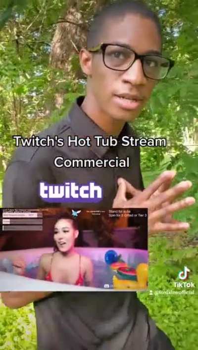 Twitch's Hot Tub Stream Commercial!